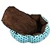 Pecute Warm Cozy Small Soft Plush Pet Dog Puppy Small Cat Kitten Polka Dot Bed House Cushion, Random