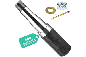 JADODE Trailer Axle Spindle 84 Spindle for 3500lbs 1-3/4", fits 5 on 4.5 inch Bolt Idler Hub Trailer Axle Kits