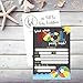 50 Gray Summer Swim Pool Party Invitations for Children, Kids, Teens & Adults, Summertime Birthday Celebration Invitation Cards, Boys & Girls Pool Party Supplies, Family BBQ Cookout Fill In Invites