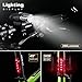 Outair USB Rechargeable Bike Light Set Powerful Lumens Bicycle Light Front and Rear for Kids Men Women Road Cycling Safety Flashlight