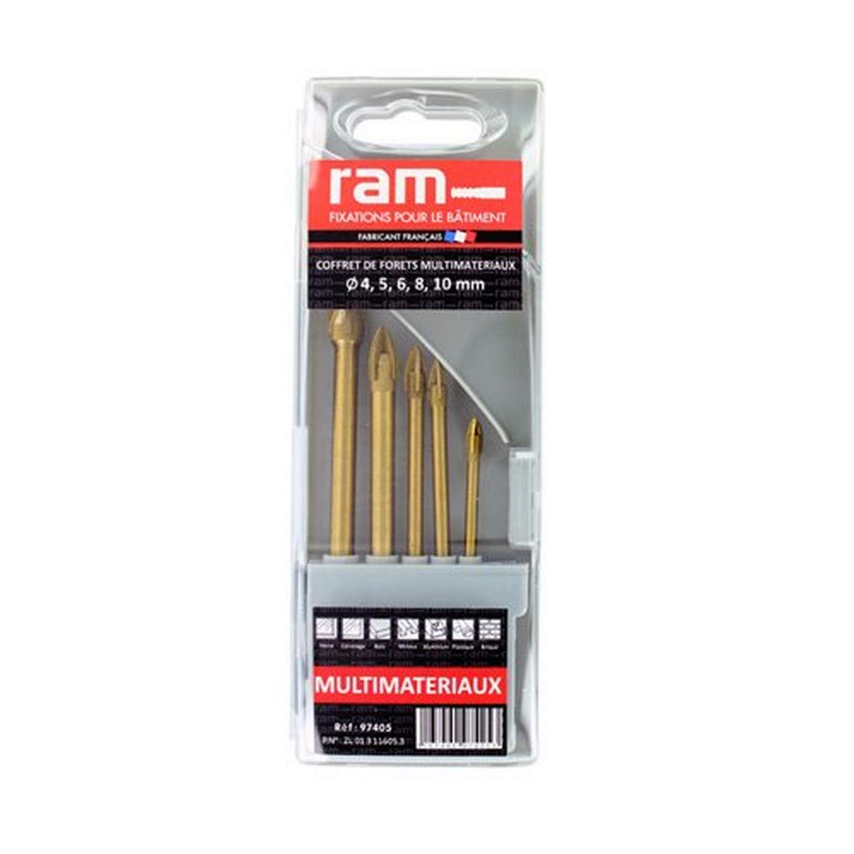 Ram 97425 Drill Bit, Gold