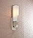 Possini Euro Design Midtown Modern Wall Light Sconce Satin Nickel Hardwired 4 1/2