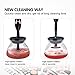 Makeup Brush Cleaner,Akean Professional Makeup Brush Cleaner and Dryer Machine, Cleans and Dries All Makeup Brushes in Seconds (Black)