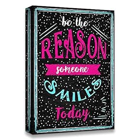 Canvas Wall Art Inspirational Words for Office Painting Artwork for Home Prints Framed - 12x18 inches