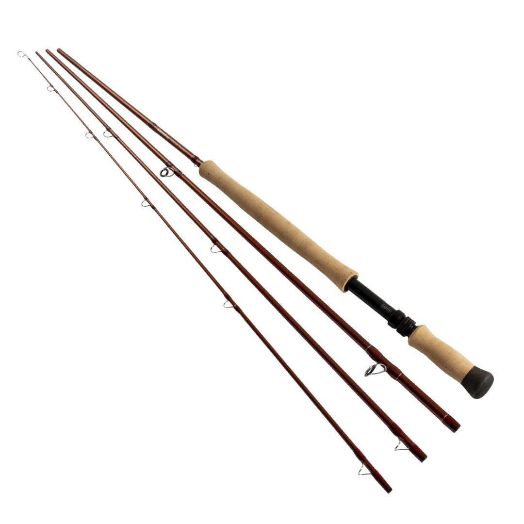 Snowbee Classic Switch Rod Fly Fishing Rod 11ft #7 4-Piece - All-Round Switch Fishing Rod, Suited To Rivers, Brown