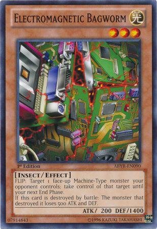 Yu-Gi-Oh! - Electromagnetic Bagworm (ABYR-EN090) - Abyss Rising - 1st Edition - Common