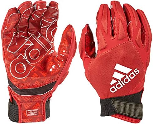 red adidas football gloves