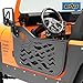 EAG US Flag Tubular 2 Door with Reflection Mirror Fit for 76-95 Jeep CJ7 / YJ Wrangler