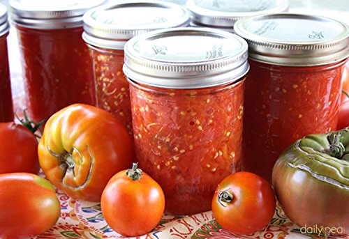 Glass Wide Mouth Mason Jars 16 oz, Bundle with Cloth, Canning, Freezing, Storage & Preserving Jelly / Jam Jars. with Metal Lids and Bands [12 Pack] - Thumbnail 7
