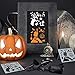 Halloween DIY Decorative Stencils Set of 8 Pack for Painting on Wood, Craft Cards Making, Human Body Painting, Home Decor