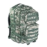 Mil-Tec Military Army Patrol Molle Assault Pack Tactical Combat Rucksack Backpack Bag 36L ACU Digital Camo