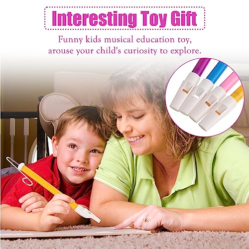 Lenwen 12 Pcs Slide Whistle Instrument Slide Whistle for Adults Toy