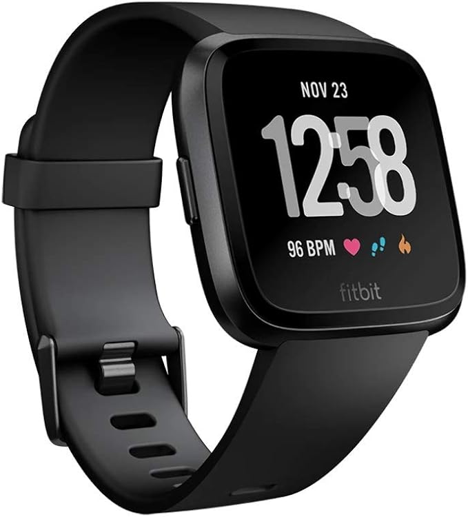 fitbit versa fitness watch rose gold periwinkle