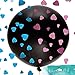 Baby Nest Designs Gender Reveal Party Supplies (116 Pieces) With The Original Gender Reveal Balloon! Boy or Girl Banner, Foil Balloons, Tinsel Curtain, Photo Props, Cupcake Topper, Mom to be and More!