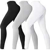 Jeyiour 3 Pairs Women Golf Sun Protection Leggings Stockings Cooling Golf Tights UV Protection Sports Leggings for Golfing