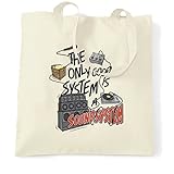 Music Tote Bag The Only Good System Is A