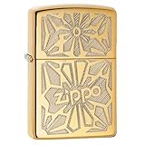 Ornament Pocket High Polish Brass Zippo Outdoor