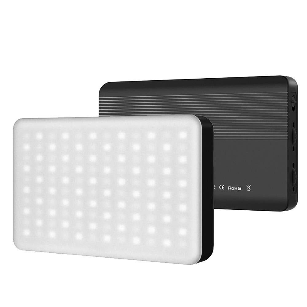 ULANZI VIJIM VL120 Two-Tone LED Light for Smartphone and Camera with Adjustable Colour Temperature 3200K-6500K, Diffuser and 3100mAh Battery