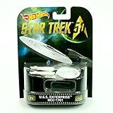 Retro Series U.S.S. Enterprise NCC-1701 from The Classic TV Show Star Trek Hot Wheels 2015 1:64 Scale Die Cast Vehicle