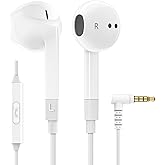 LUDOS FEROX Wired Earbuds in-Ear Headphones, 5 Year Warranty, Earphones with Microphone, Noise Isolation Corded for 3.5mm Jac