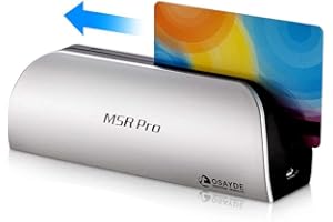 IT OSAYDE OSAYDE PRO USB Silver Magnetic Credit Card Reader Writer Encoder +10 Blank Cards
