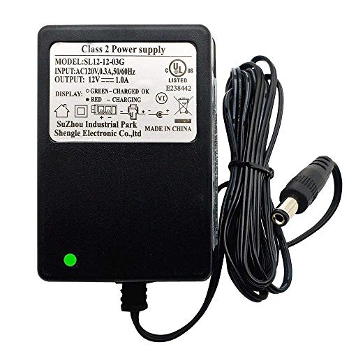 FULIHUA 12V Kids Powered Ride On Car Universal Charger with Charging Indicator Light-for a Variety of Electric Baby Carriage Ride Toy Battery Supply Power Adapter