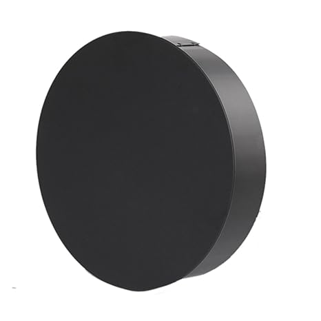 Ø 130 mm - Ofenrohr Blindkappe Schwarz
