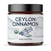 One Farm by WAAYB Organic Ceylon Cinnamon, Single Estate, Freshly Ground Premium Sri Lanka Cinnamon, Non-GMO, Fair-Trade &amp; Gluten Free in Resealable Jar for Cooking, Smoothies, Coffee &amp; Tea