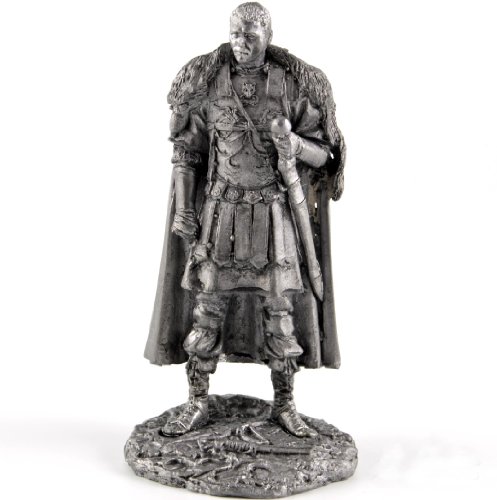 Maximus, the Roman general who became a gladiator metal sculpture. Collection 54mm (scale 1/32) miniature figurine. Tin toy soldiers