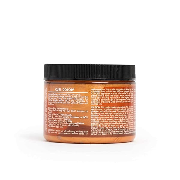 AS I AM CURL COLOR – BOLD GOLD – 6 OZ – TEMPORARY COLOR & CURLING GEL – MEDIUM HOLD – VEGAN & CRUELTY FREE