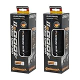 Continental Grand Prix 4000s II Cycling Tire (Bleck Set Of 2 Tires, 700 x 25C)