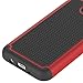 For Samsung Galaxy J3 Emerge / J3 Prime / J3 Mission / J3 Eclipse / J3 2017 / J3 Luna Pro / Sol 2 / Amp Prime 2 / Express Prime 2 Case, OEAGO Hybrid Dual Layer Defender Protective Case Cover (Red)