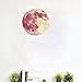 Beautyonline Glow in The Dark Moon Wall Decals 20cm Wall Sticker Luminous Sticker at Night Removable Adhesive Wall Decal for Kids Boy and Girl Bedroom
