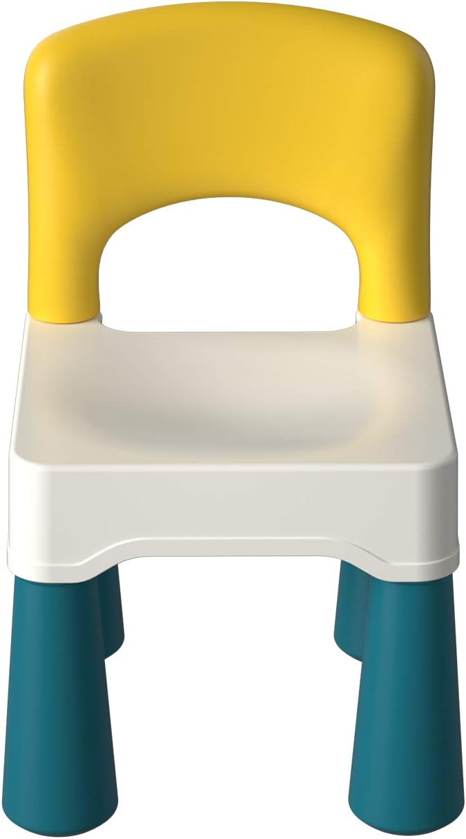 Plastic Kids Chair, Durable and Lightweight, 9.65" Height