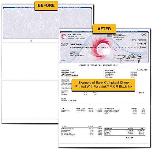 VersaInkNano Black MICR Ink 100ml Ink for Check Printers