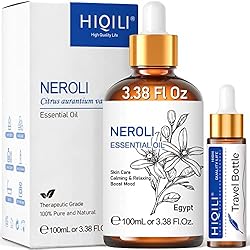 HIQILI Neroli Essential Oil 3.38 Fl Oz, Pure