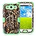 General Shop Glow in the Dark Camo Mossy OAK Tree Case Cover for Samsung Galaxy S3 III I9300 (green)