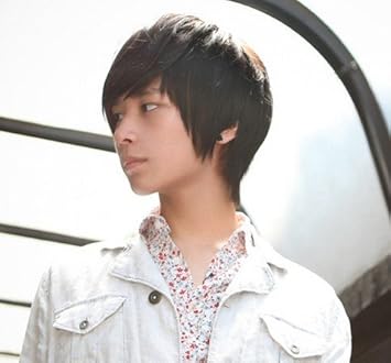 Amazon Com Male Students High End Wig Boys Wig Short Hair Male