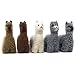 Inca Fashions - Felted Lifelike Alpaca Figure & Ornament, Handmade from 100% Alpaca Wool Yarn (White)