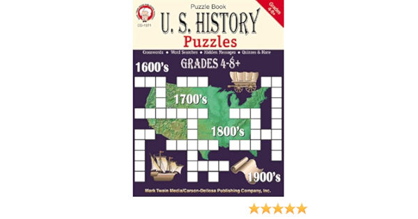 Amazon Com Carson Dellosa Us History Puzzles Book Toys Games