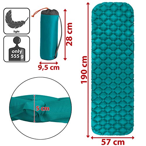 ALPIDEX Opblaasbare Luchtmat Licht Campingmatras Airbag Slaapmat Luchtbed Outdoor Strand Trekking Backpacking - Image 4