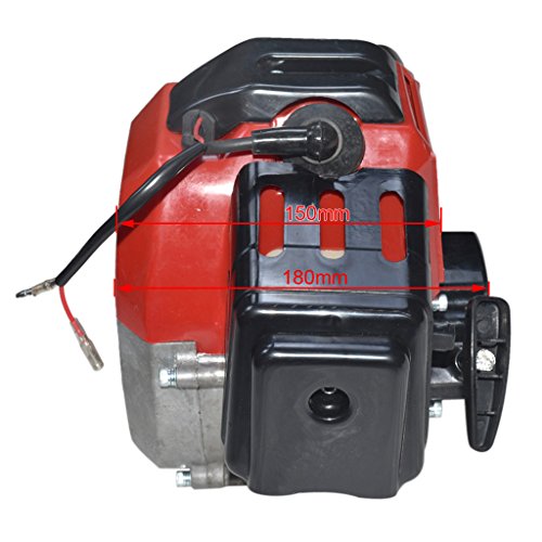 JCMOTO Complete 49cc 2 Stroke Engine Motor for Mini Pocket Bike Gas G-Scooter ATV Quad Bicycle