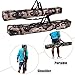 Sougayilang Portable Waterproof Double-Layer Camo Fishing Rod Bag Carrier Storage Case