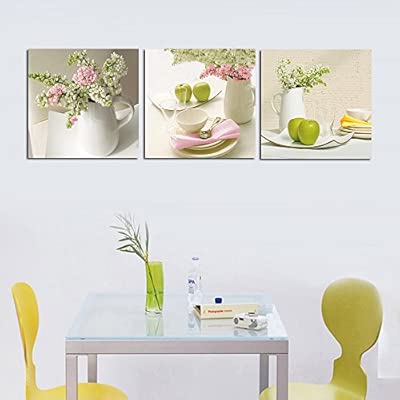 3 Piece Contemporary Kitchen Decor Split Canvas Picture Of Art