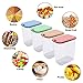 Airtight Dry Food Storage Container Set, Plastic Jars Canister, Cereal Keeper with Lid - Home and Kitchen (4 Piece)