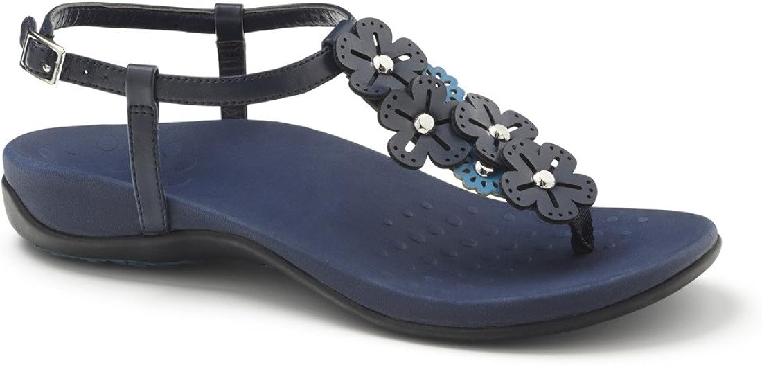 navy blue vionic sandals