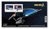Star Trek 50th Anniversary - Souvenir Sheet of 2 (U.S.S. Enterprise and Klingon battle cruiser) Collectible Postage Stamps Canada