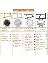 Regla Angularizer Universal   Herramientas de Medición Ultimate Plantilla Herramientas Mejoradas Aleación de Aluminio Regla Multifuncional con Nivel de Línea Adjunta para Manos, Constructores, Carpinteros, Artesanos, Arquitectos,