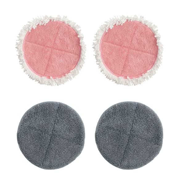 AirCraft Home, Spare Pads for the AirCraft PowerGlide City | Machine-Washable Microfibre Pads | Pack of 4