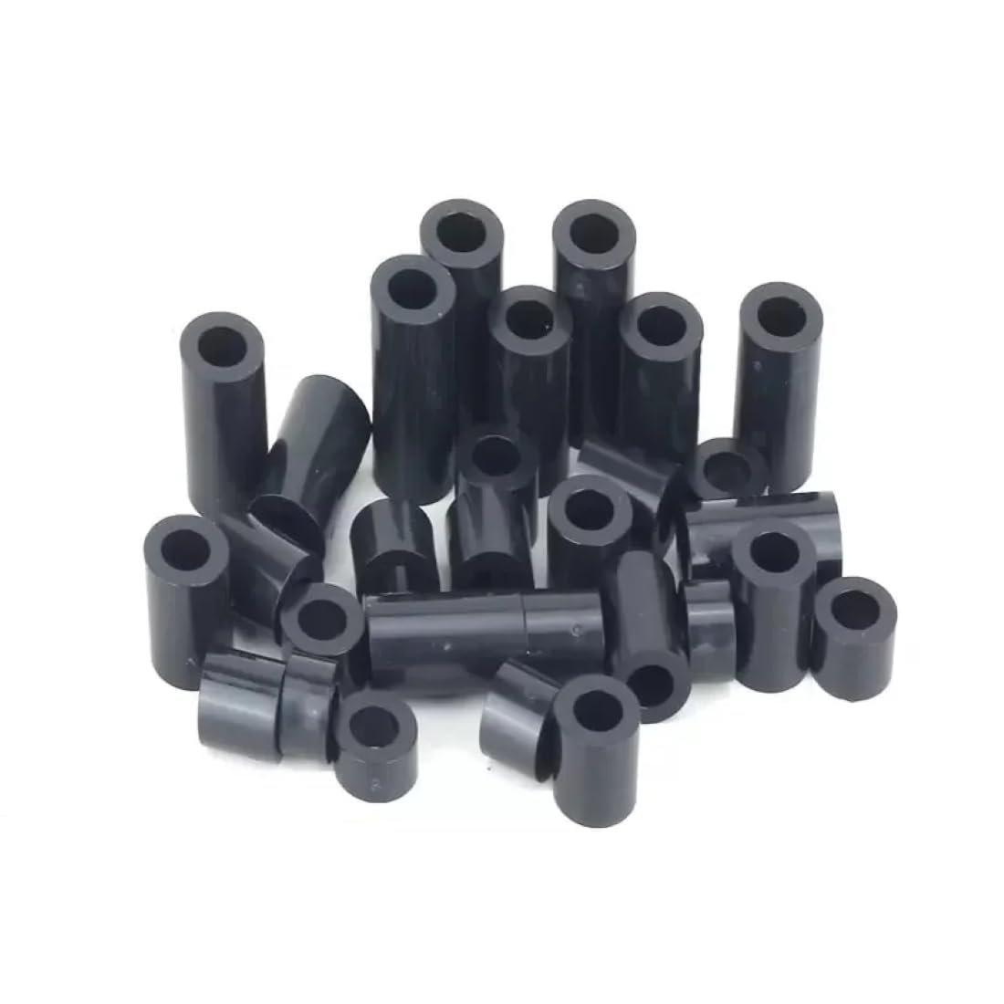 Black Nylon Spacers Standoff Plastic Washers M3,M4,M5,M6,M8,M10 lentgh 3mm to 30mm (Pack of 10) (M8, 30mm)